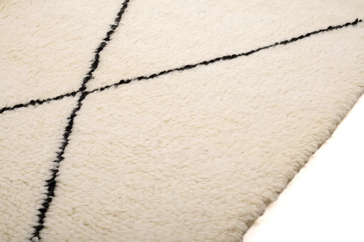 Alfombra Kilim Marroquí Bereber Beni Ourain 155 x 265 cm