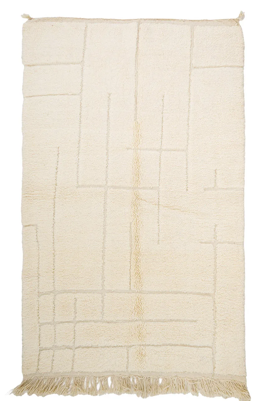 Alfombra Kilim Marroquí Bereber Beni Ourain 145 x 245 cm