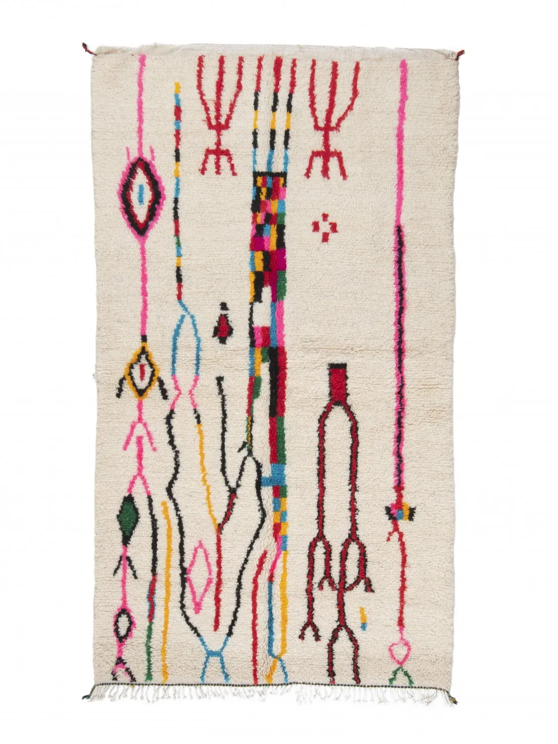 Alfombra Kilim Marroquí Bereber Azilal 260 x 150 cm