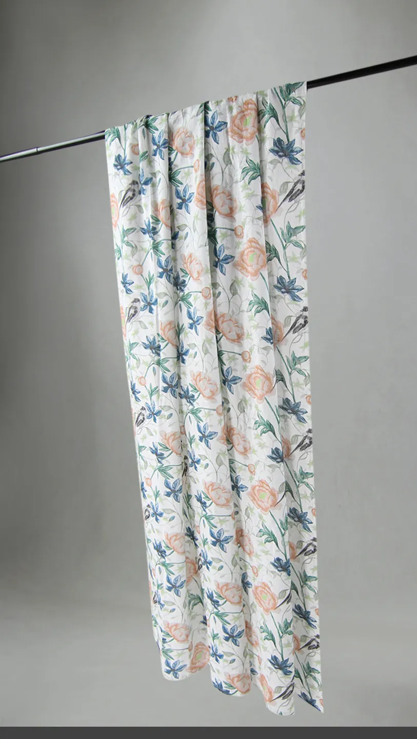 Cortinas - Cortina de algodón - Gullan (naranja)
