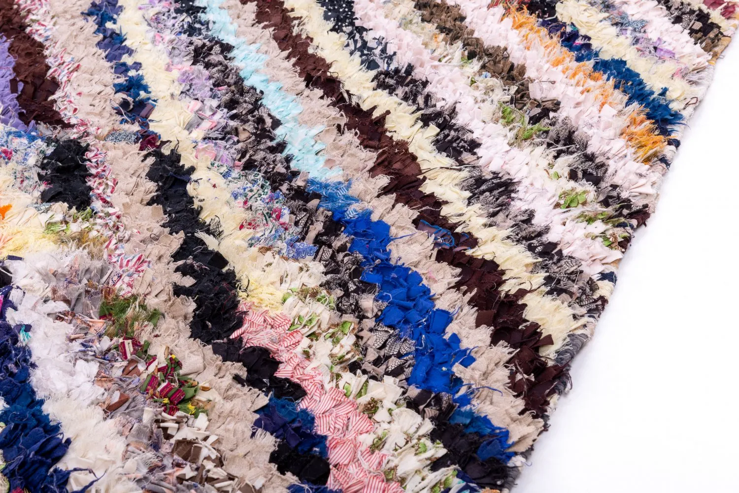 Alfombra Marroquí Bereber Boucherouite 240 x 150 cm