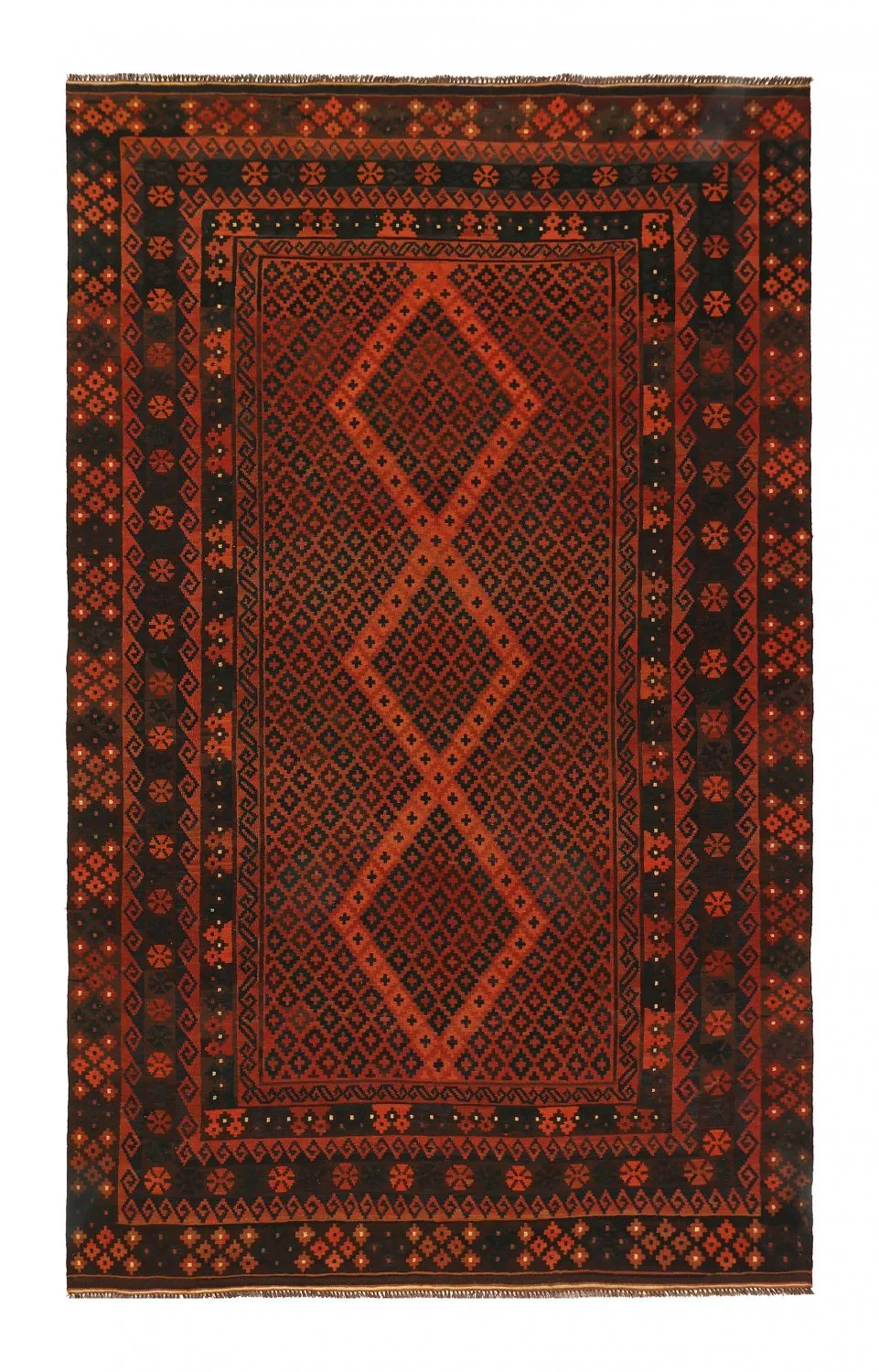 Alfombra kilim oriental 389 x 240 cm