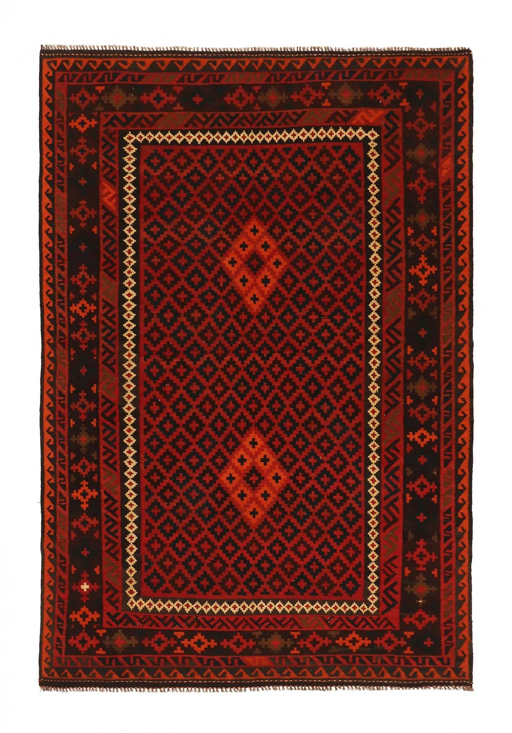 Alfombra kilim oriental 292 x 196 cm