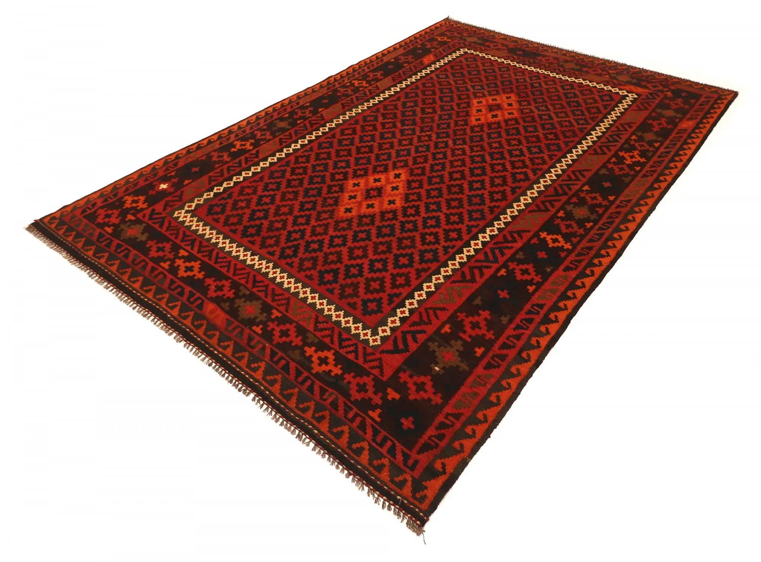 Alfombra kilim oriental 292 x 196 cm