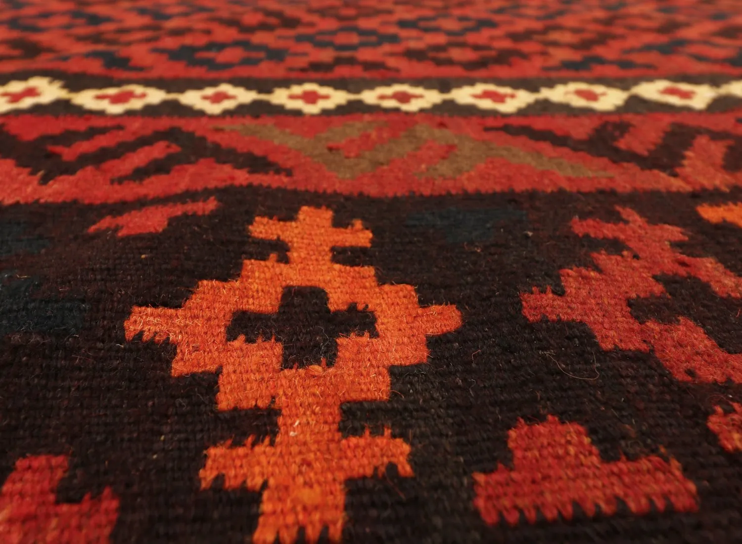 Alfombra kilim oriental 292 x 196 cm
