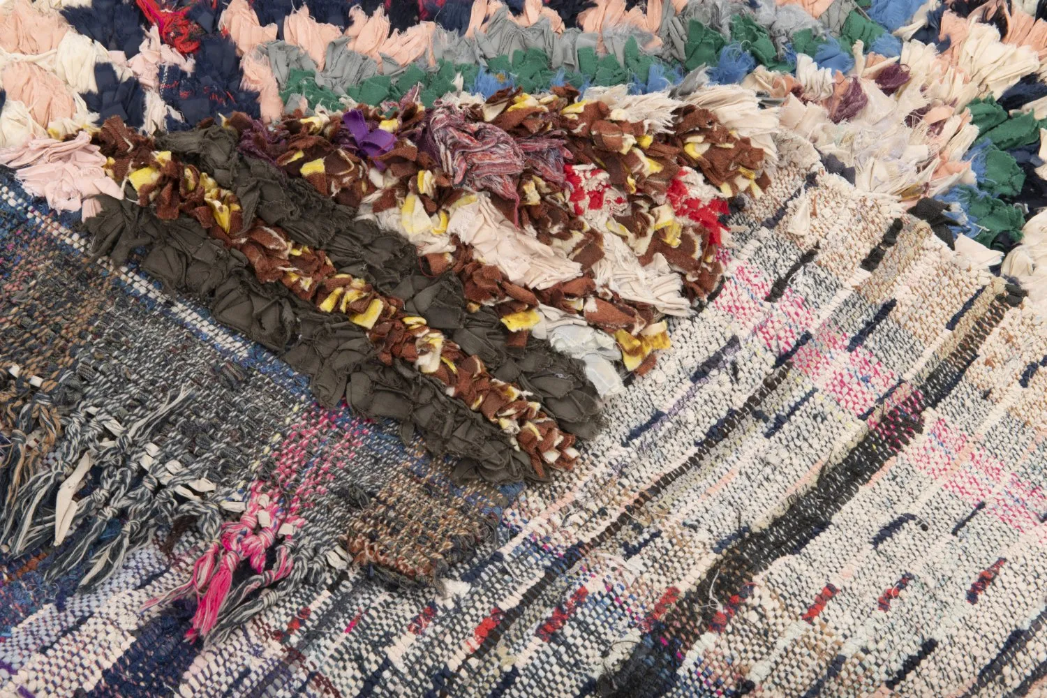 Alfombra Marroquí Bereber Boucherouite 175 x 95 cm