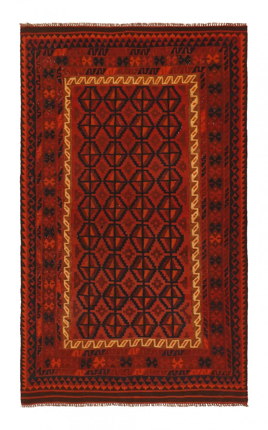 Alfombra kilim oriental 302 x 183 cm