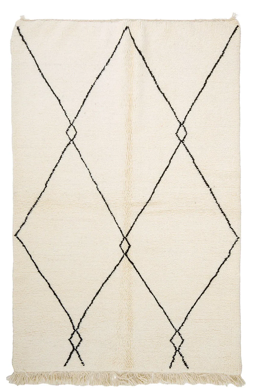 Alfombra Kilim Marroquí Bereber Beni Ourain 145 x 245 cm