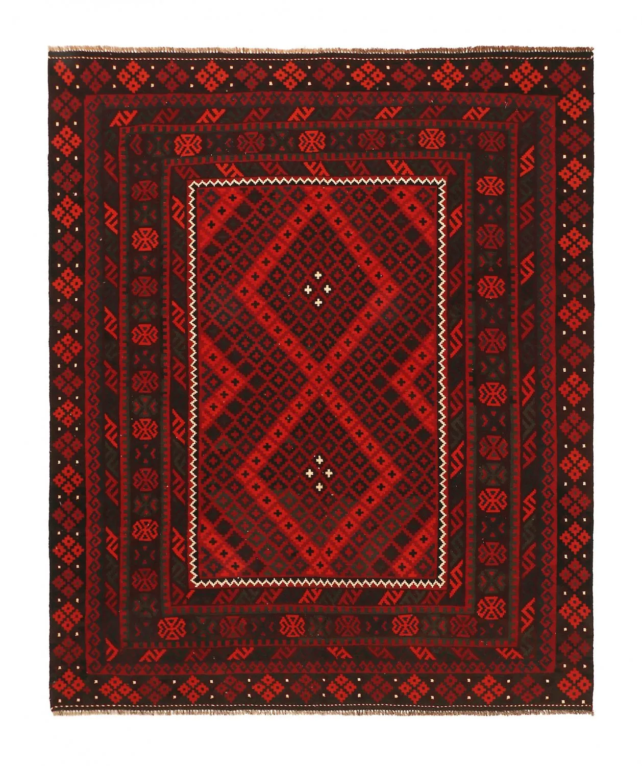 Alfombra kilim oriental 309 x 260 cm
