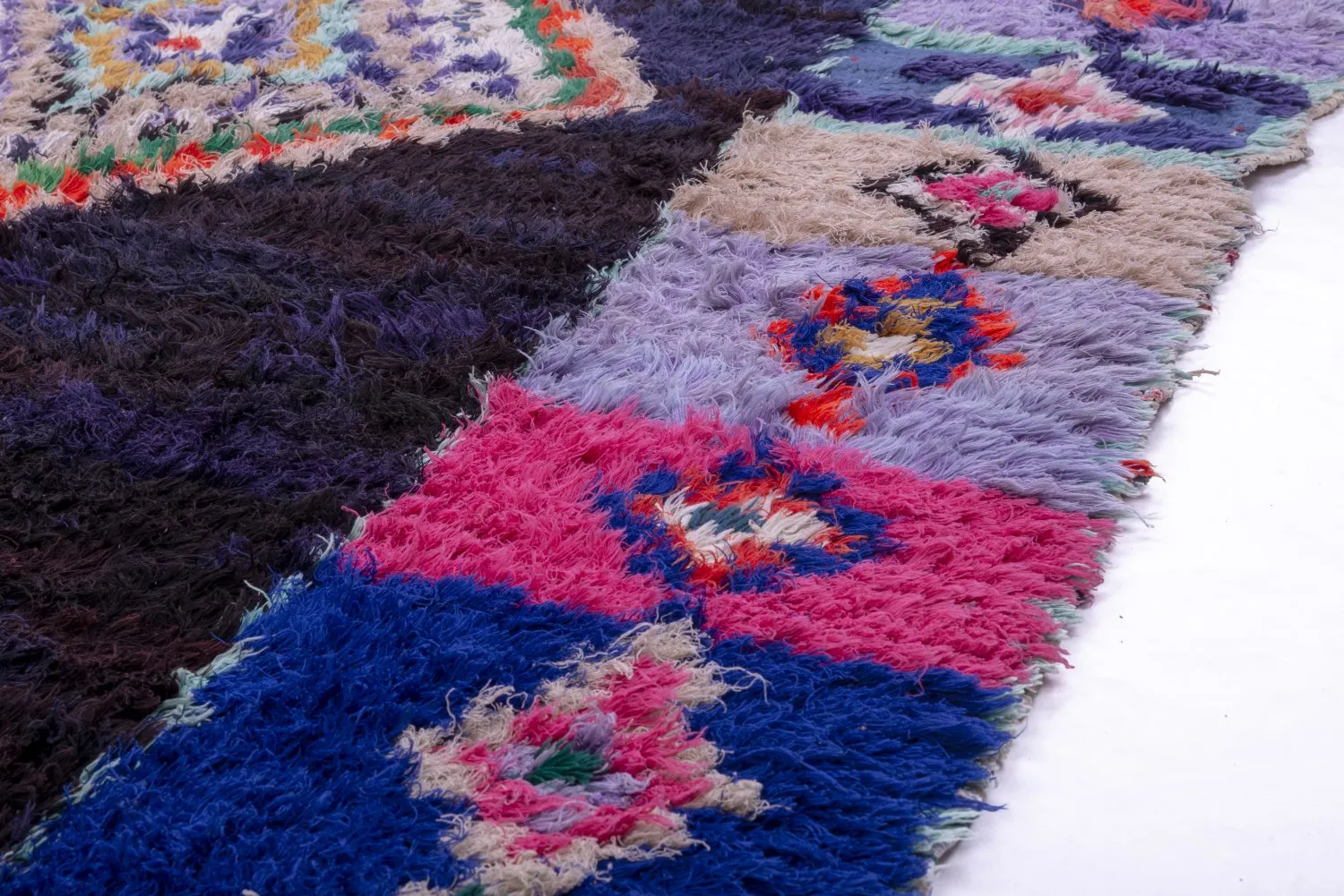 Alfombra Marroquí Bereber Boucherouite 250 x 145 cm