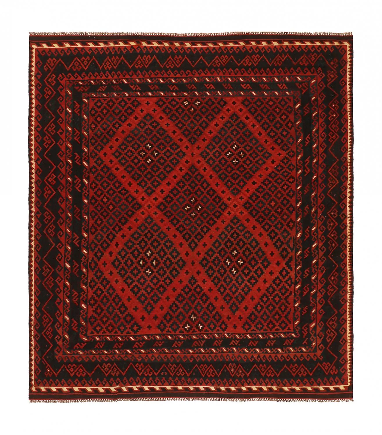 Alfombra kilim oriental 296 x 263 cm
