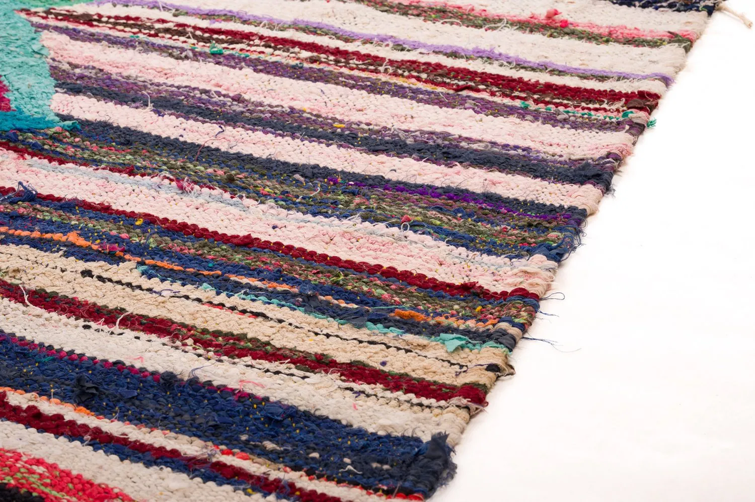 Alfombra Marroquí Bereber Boucherouite 150 x 285 cm