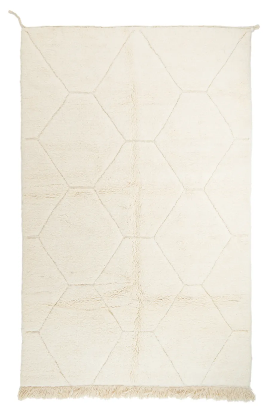 Alfombra Kilim Marroquí Bereber Beni Ourain 195 x 310 cm
