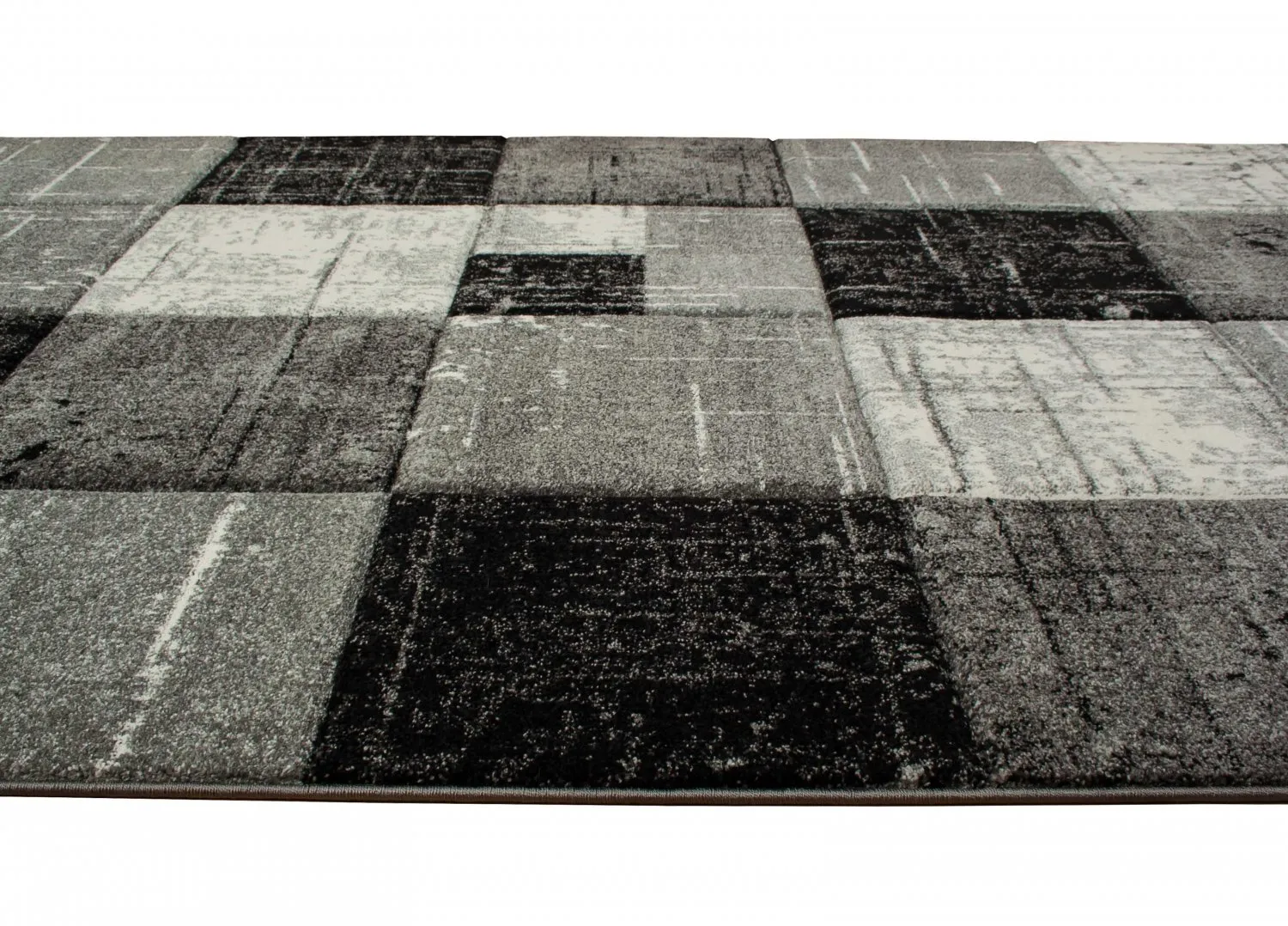 Alfombra Wilton - London Square (negro)