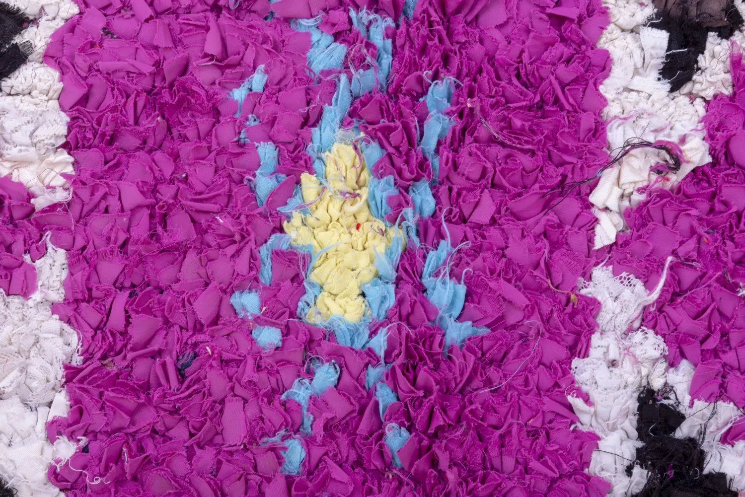 Alfombra Marroquí Bereber Boucherouite 230 x 140 cm