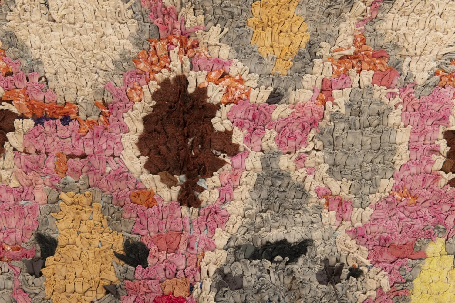 Alfombra Marroquí Bereber Boucherouite 255 x 100 cm