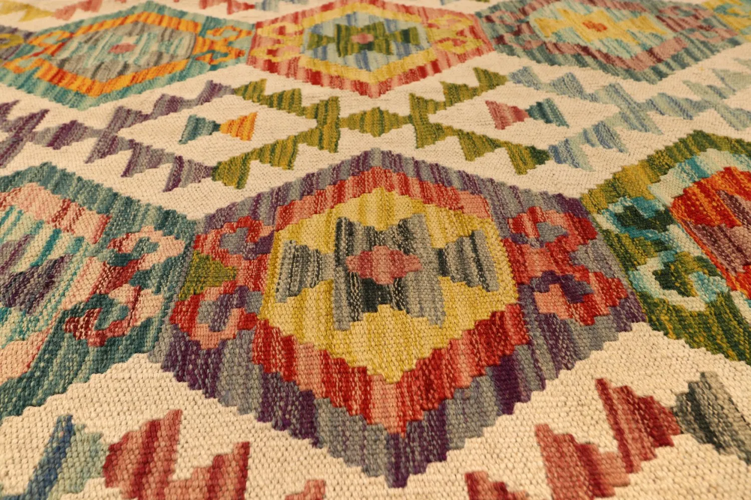 Alfombra kilim oriental 392 x 308 cm