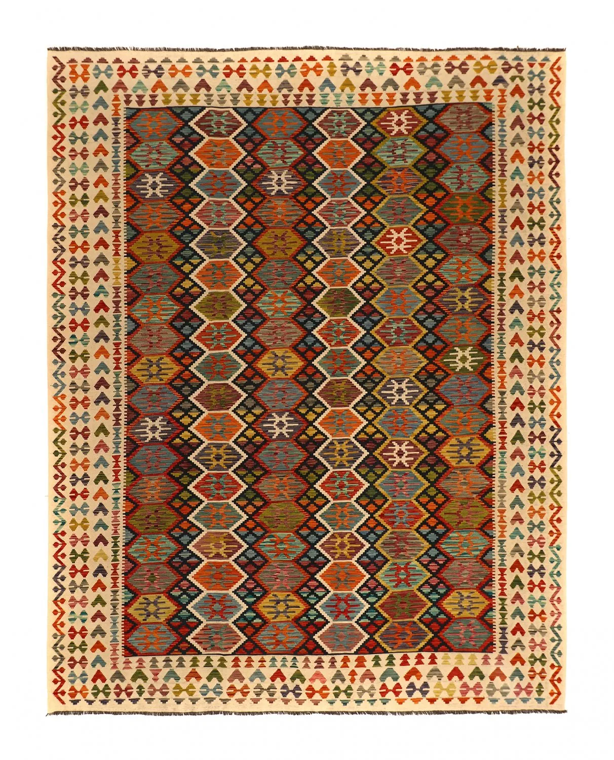 Alfombra kilim oriental 383 x 300 cm