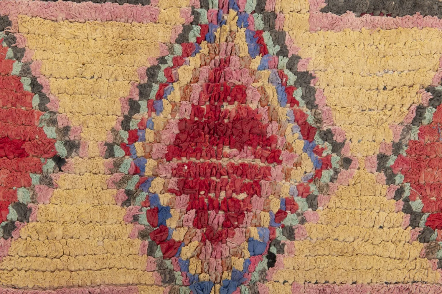Alfombra Marroquí Bereber Boucherouite 300 x 120 cm