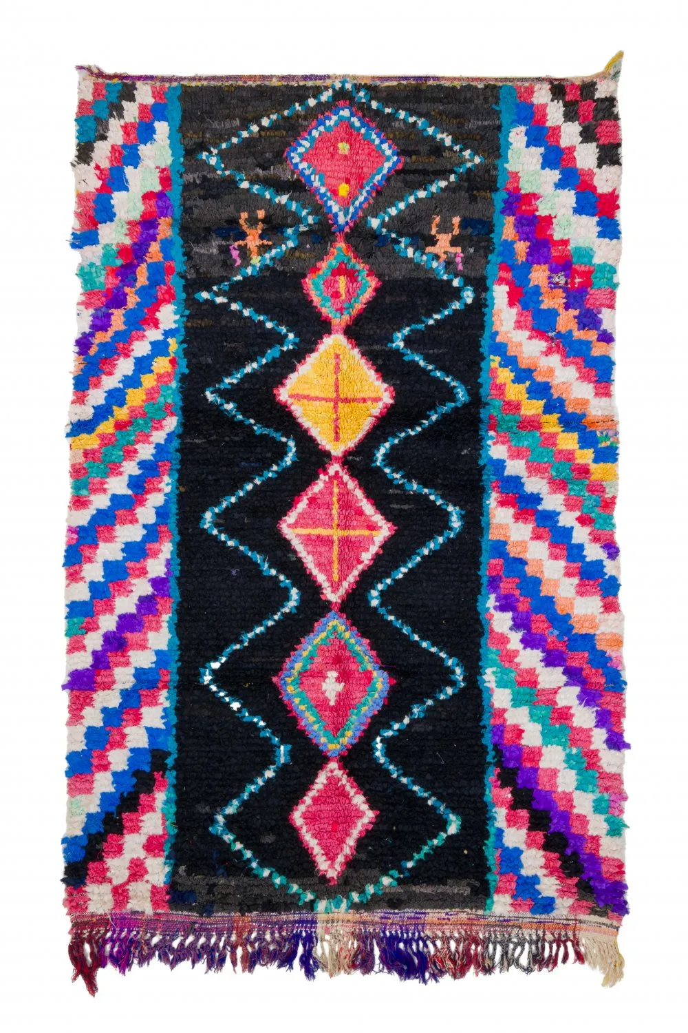 Alfombra Marroquí Bereber Boucherouite 250 x 155 cm