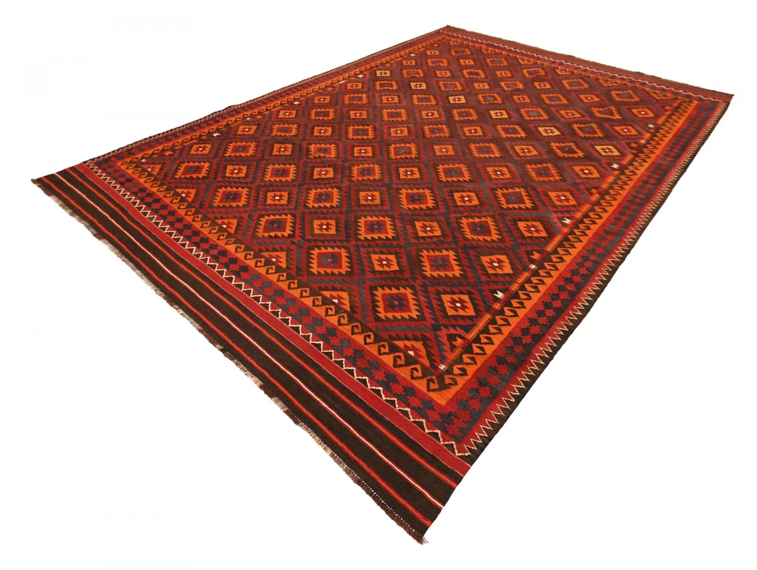 Alfombra kilim oriental 399 x 266 cm