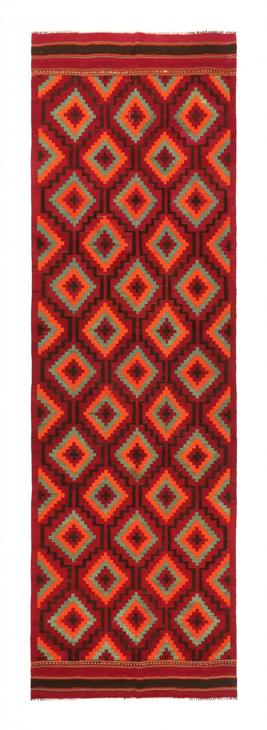 Alfombra kilim oriental 497 x 153 cm