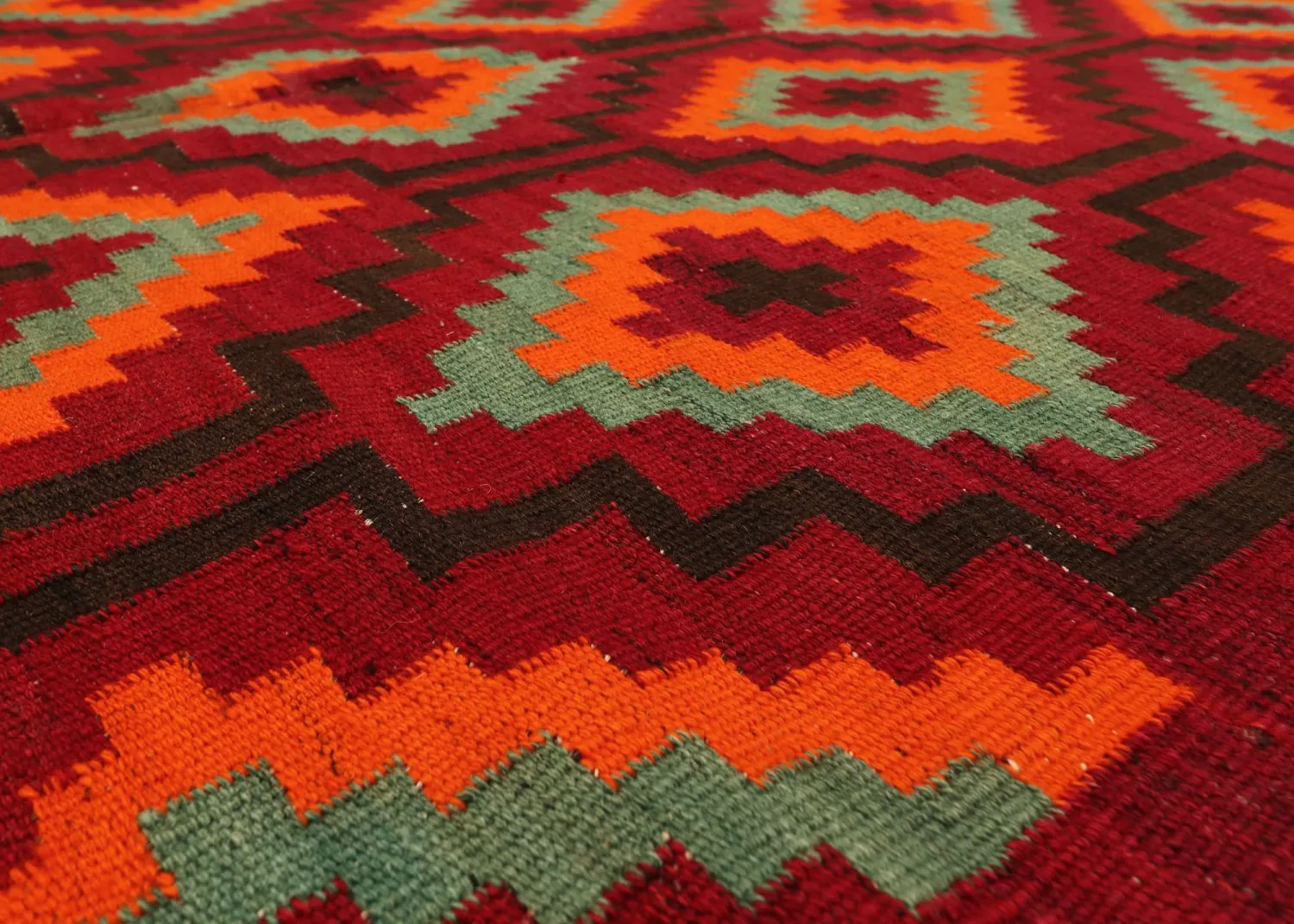 Alfombra kilim oriental 497 x 153 cm