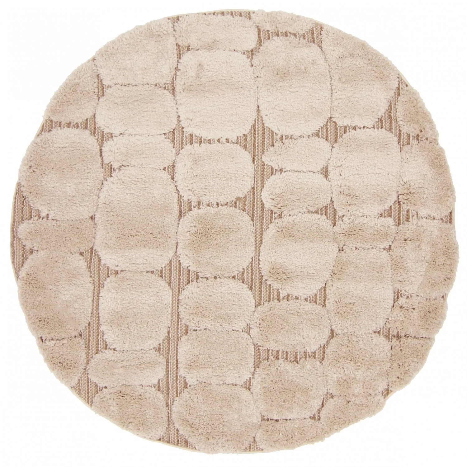 Alfombras redondeadas - Fondi (beige)