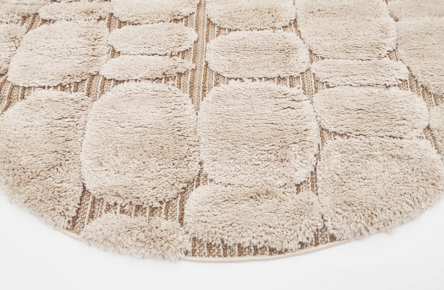 Alfombras redondeadas - Fondi (beige)