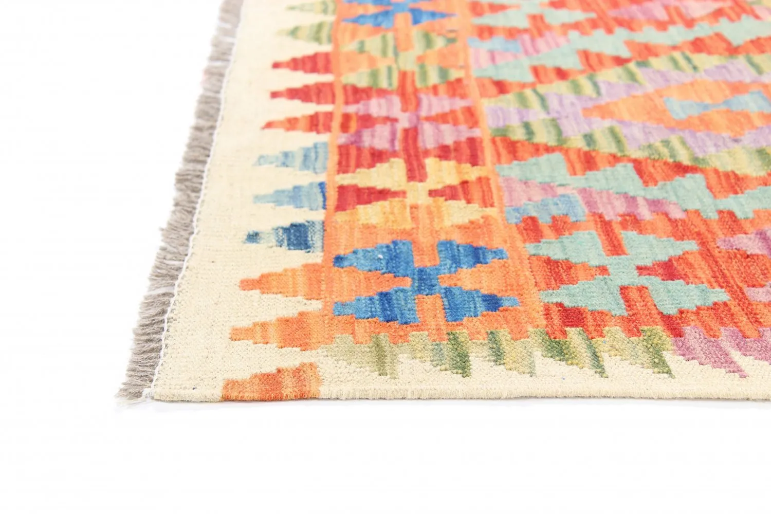 Alfombra kilim oriental 287 x 84 cm