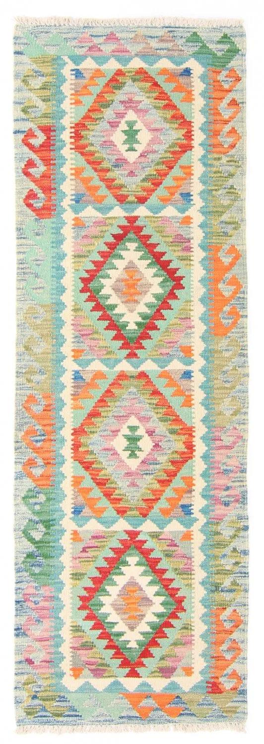 Alfombra kilim oriental 204 x 69 cm