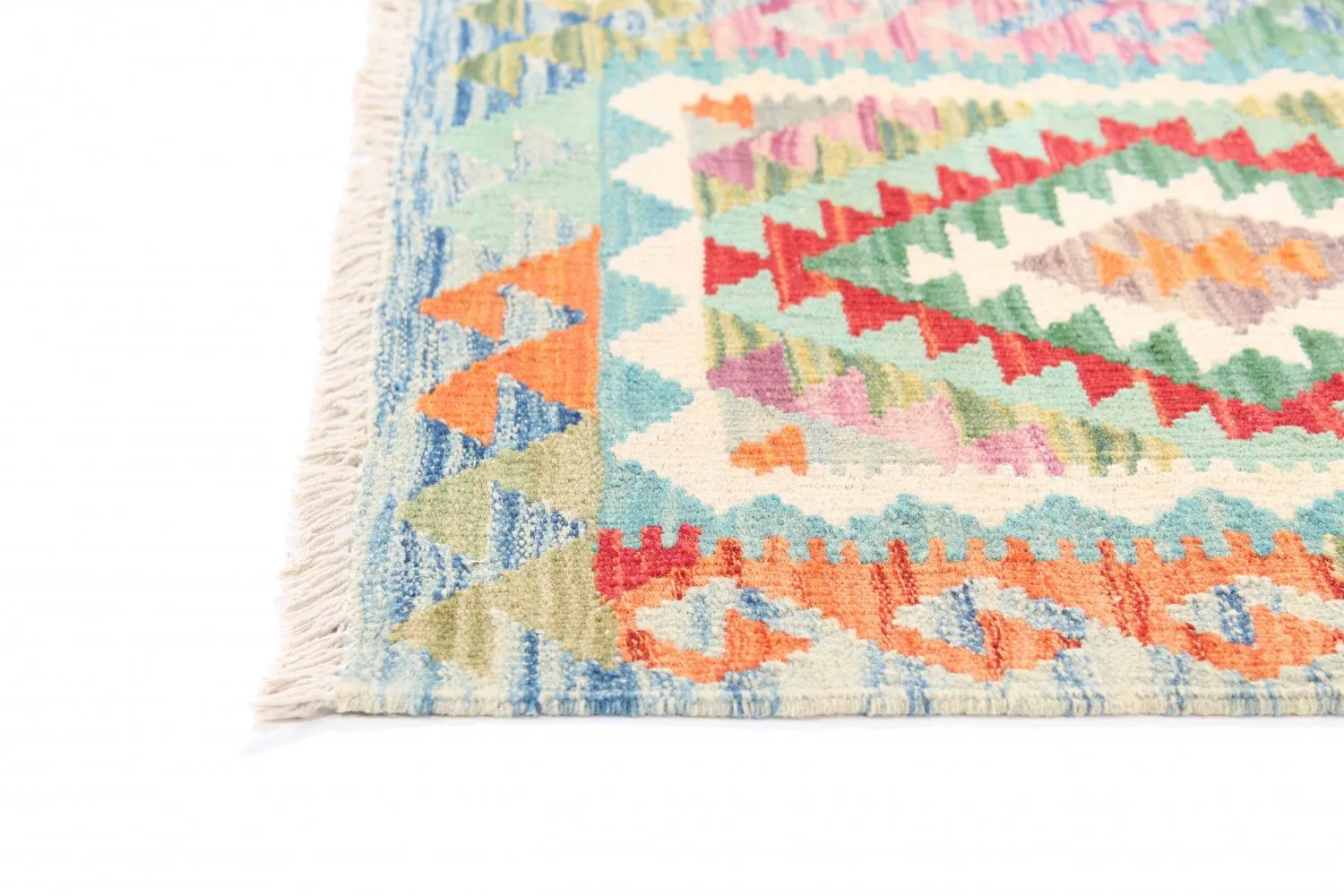 Alfombra kilim oriental 204 x 69 cm