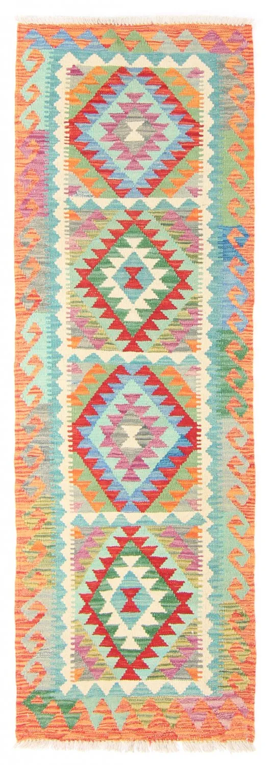 Alfombra kilim oriental 204 x 69 cm