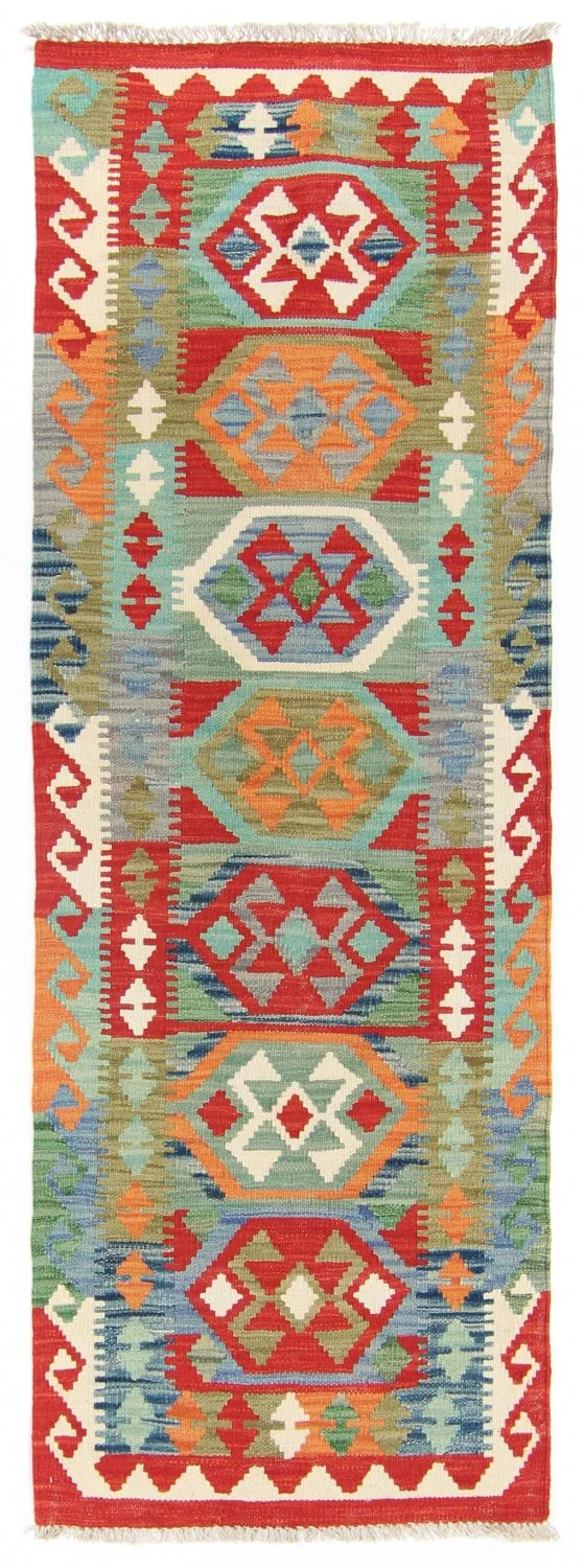 Alfombra kilim oriental 199 x 68 cm