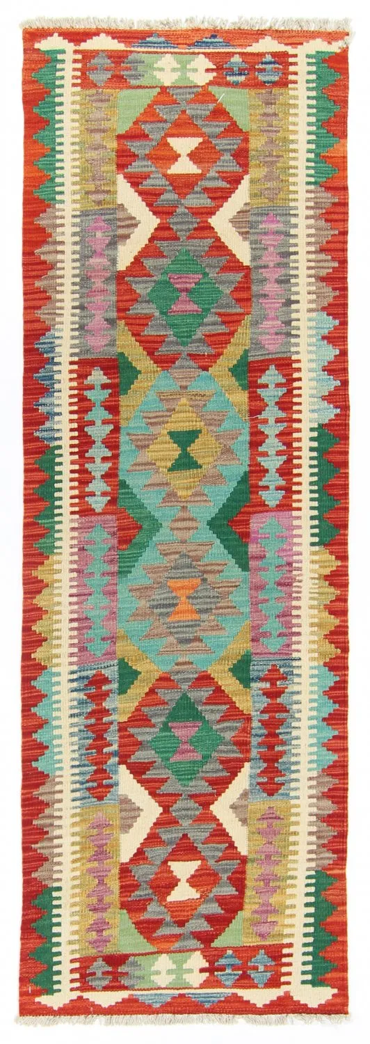 Alfombra kilim oriental 203 x 67 cm