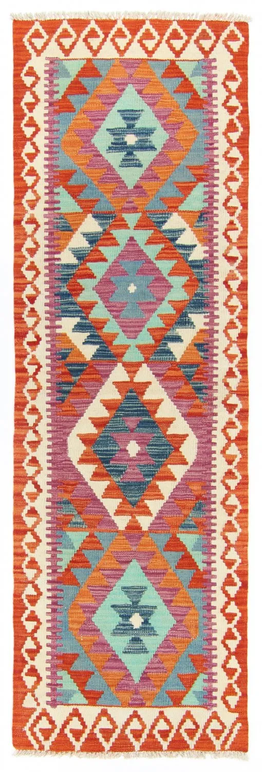 Alfombra kilim oriental 216 x 67 cm