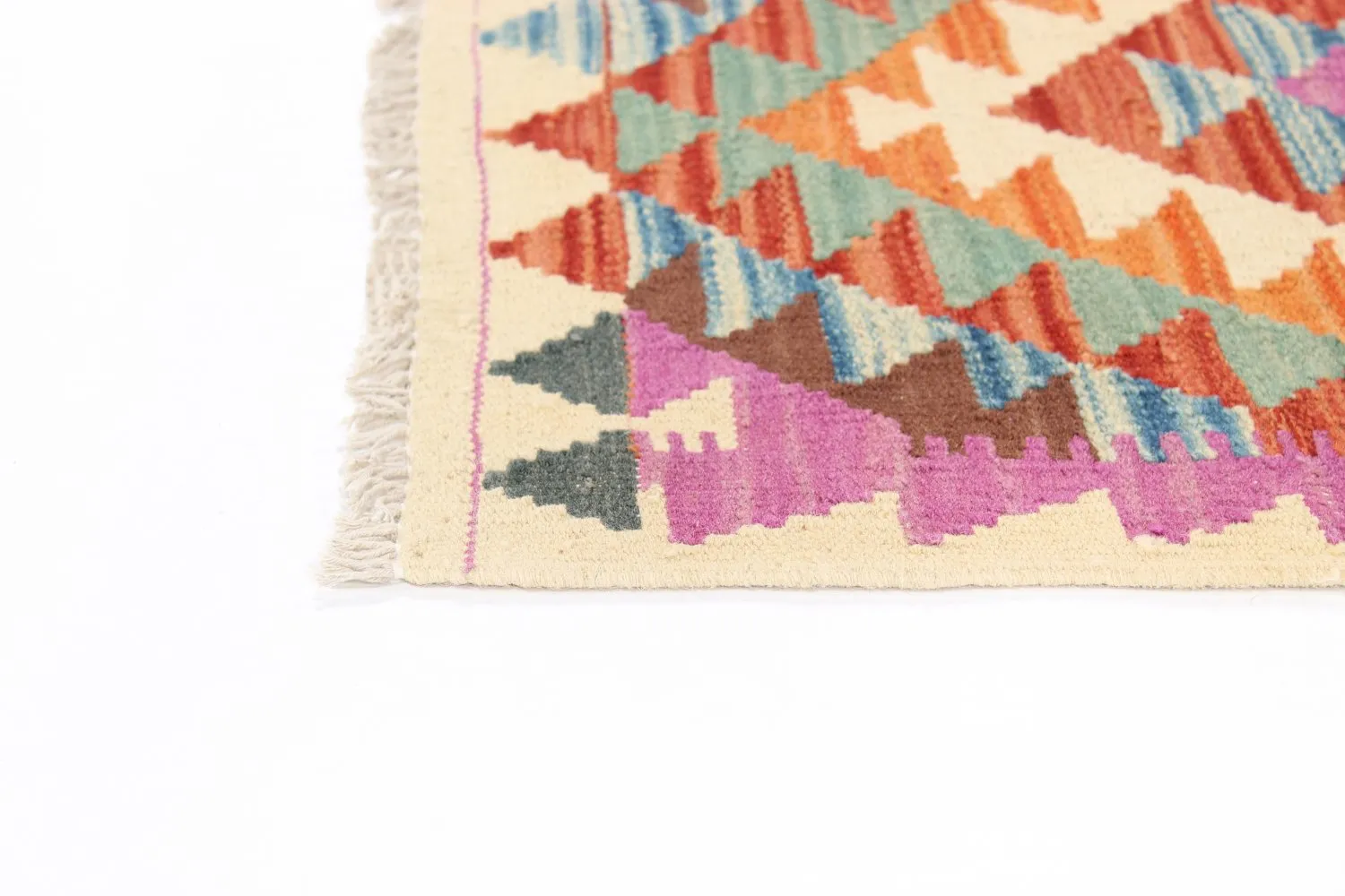 Alfombra kilim oriental 201 x 69 cm