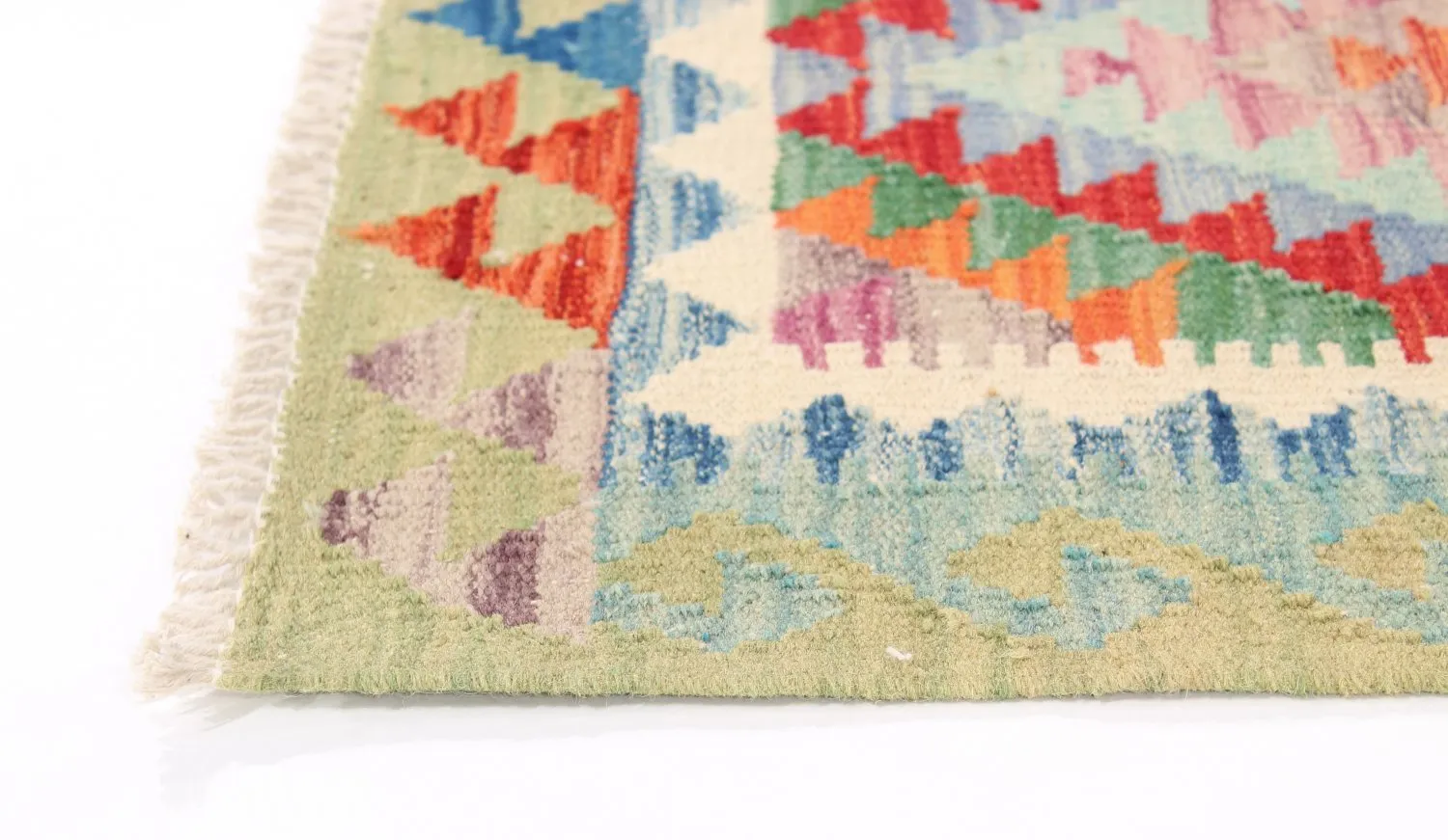 Alfombra kilim oriental 206 x 70 cm