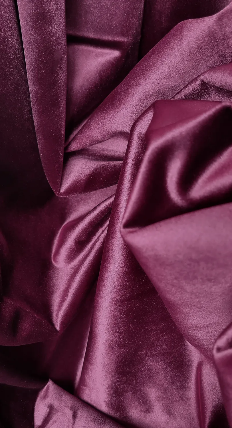 Cortinas - Cortinas de terciopelo Marlyn (morado)