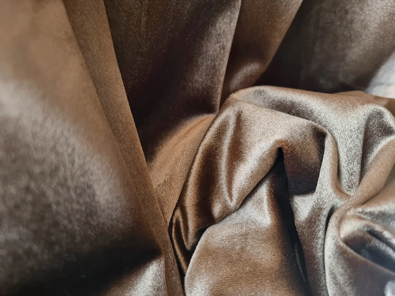 Cortinas - Cortinas de terciopelo Marlyn (beige obscuro)