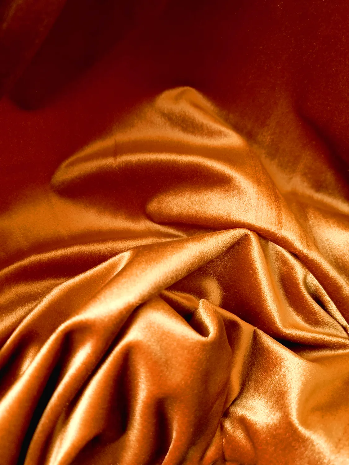 Cortinas - Cortinas de terciopelo Marlyn (naranja)