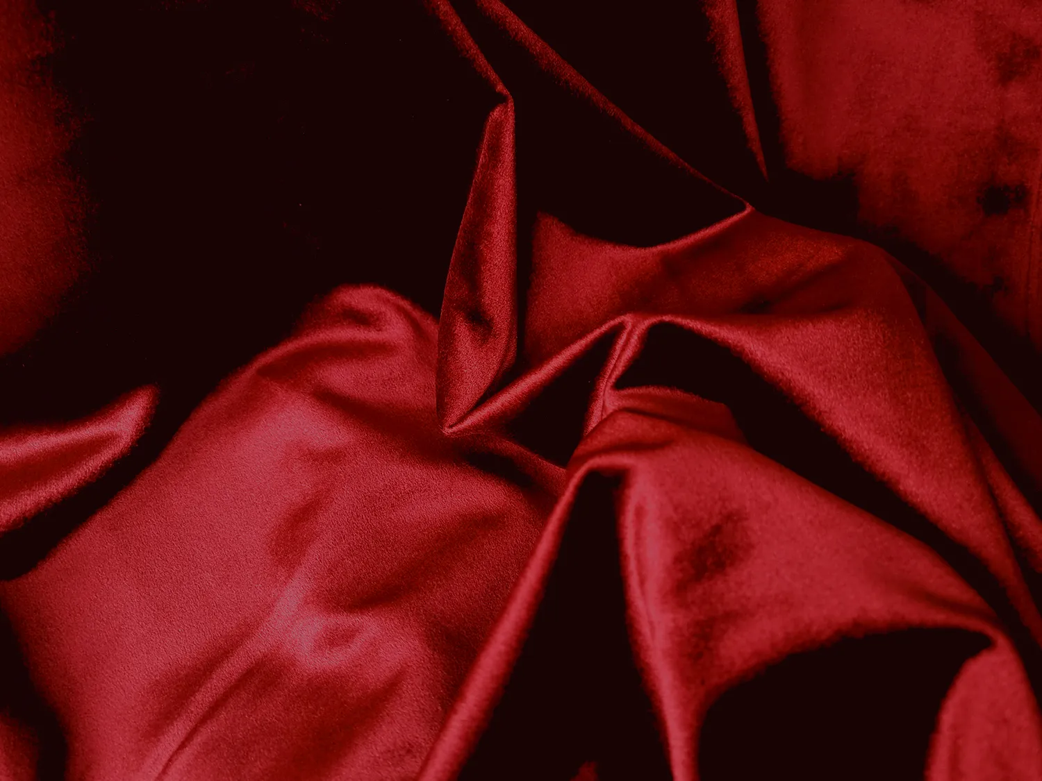 Cortinas - Cortinas de terciopelo Marlyn (rojo)