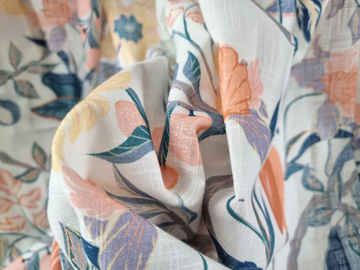 Cortinas - Cortina de algodón - Sofi-Lee (naranja)
