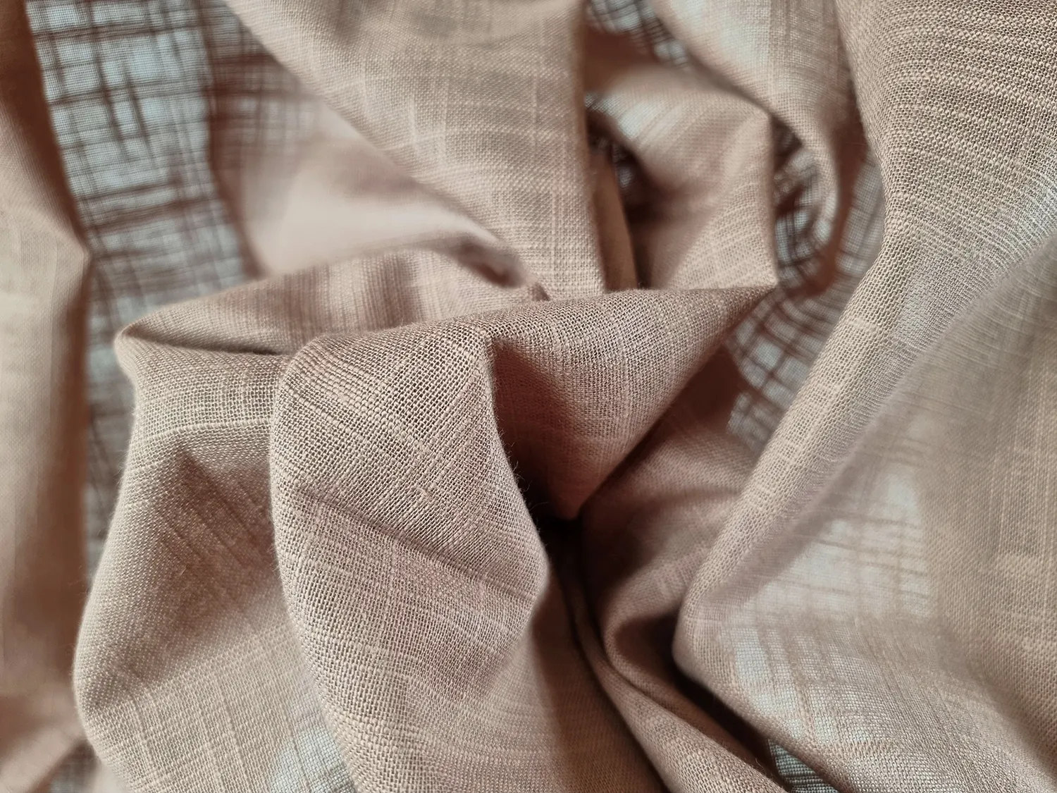 Cortinas - Cortina de algodón - Lollo (beige obscuro)