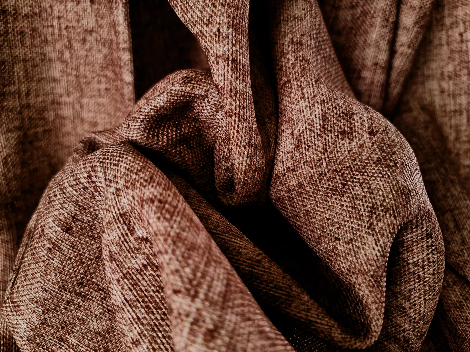 Cortinas - Cortinas de lino Lindiwe (rosa)