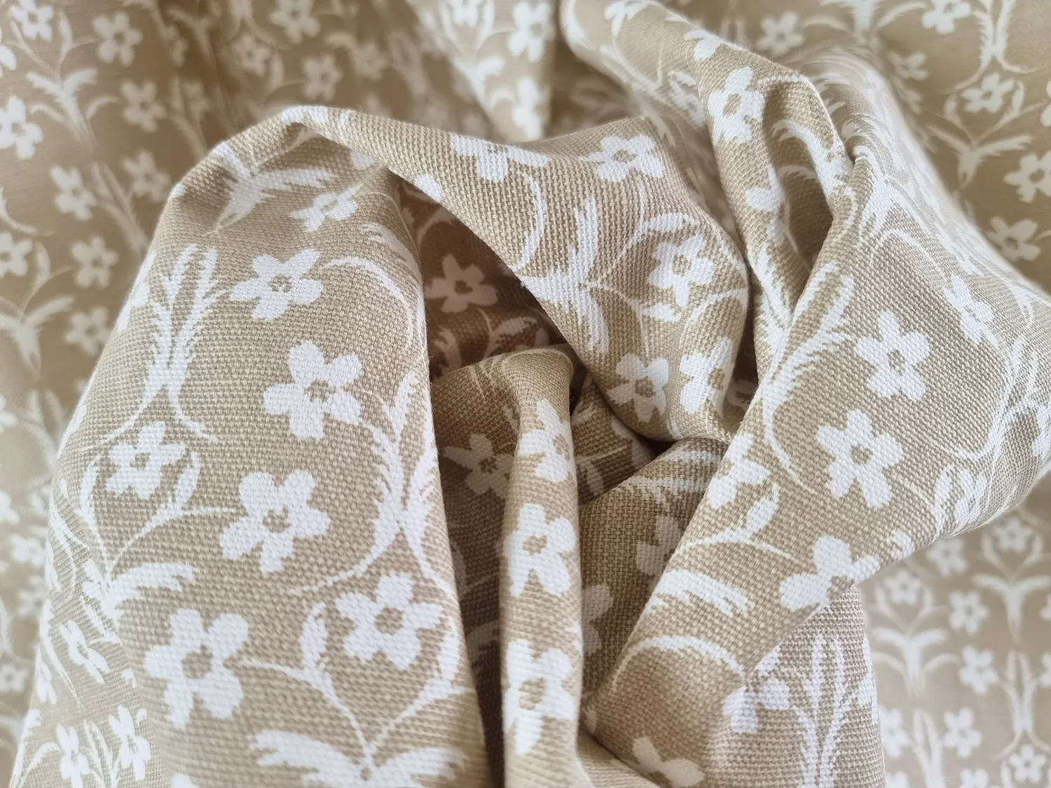 Cortinas - Cortina de algodón Sari (sand)