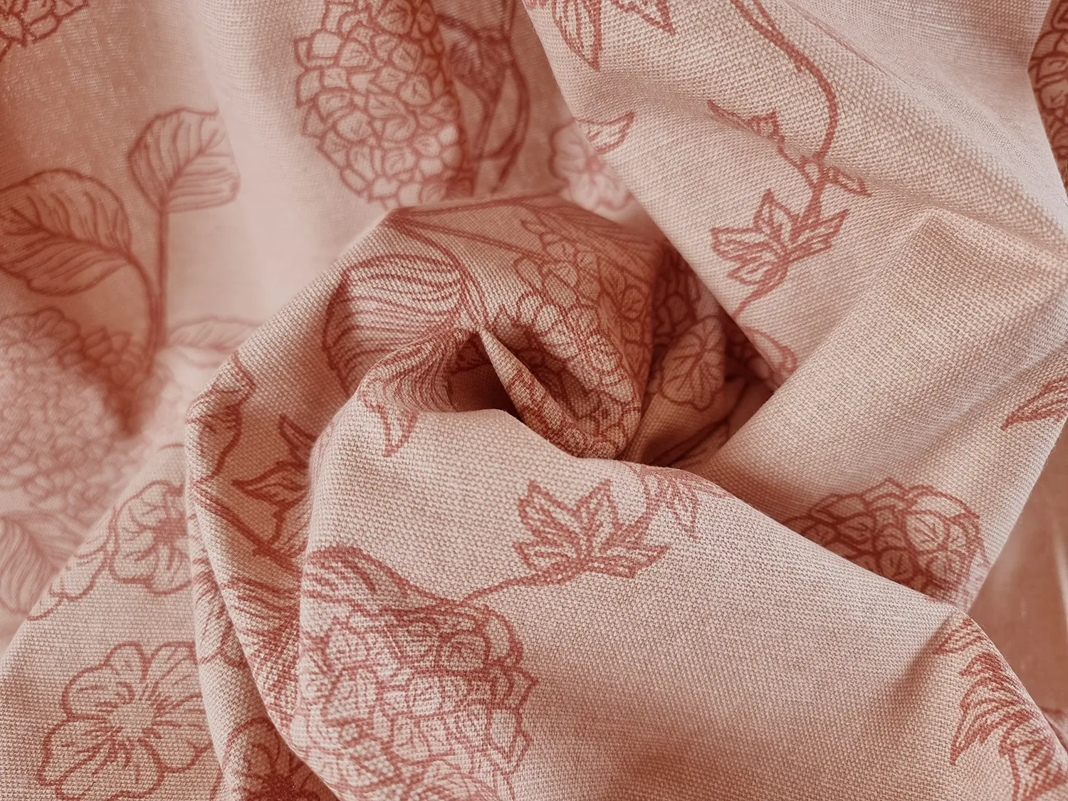 Cortinas - Cortina de algodón Minna (rosa)