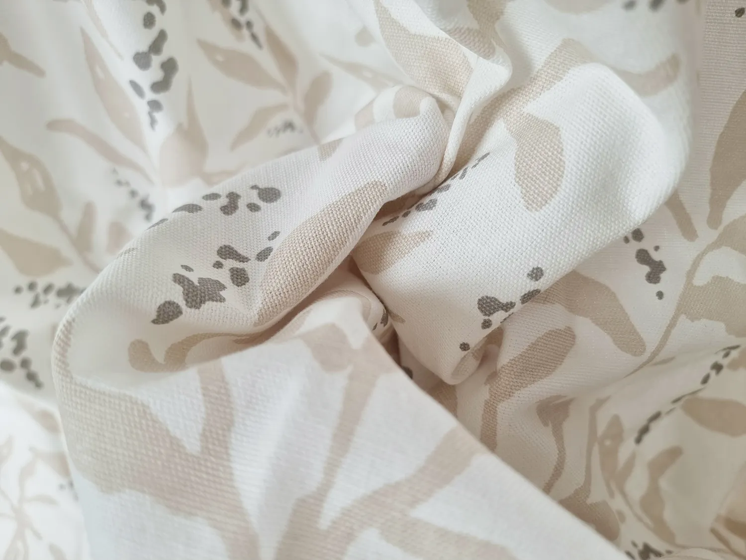 Cortinas - Cortina de algodón Katri (beige)