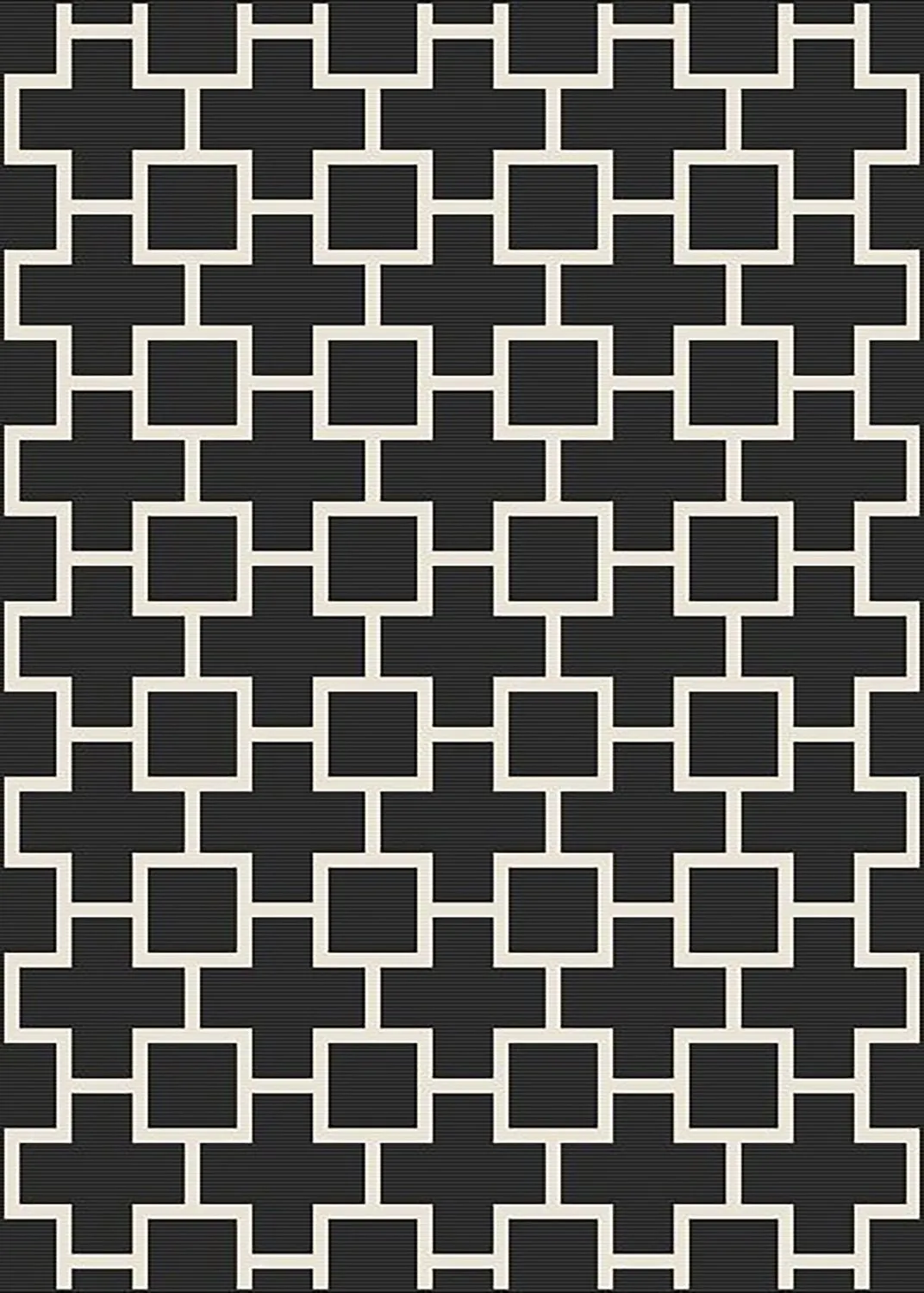 Alfombras de Interior/Exterior - Brussels Silver (negro)