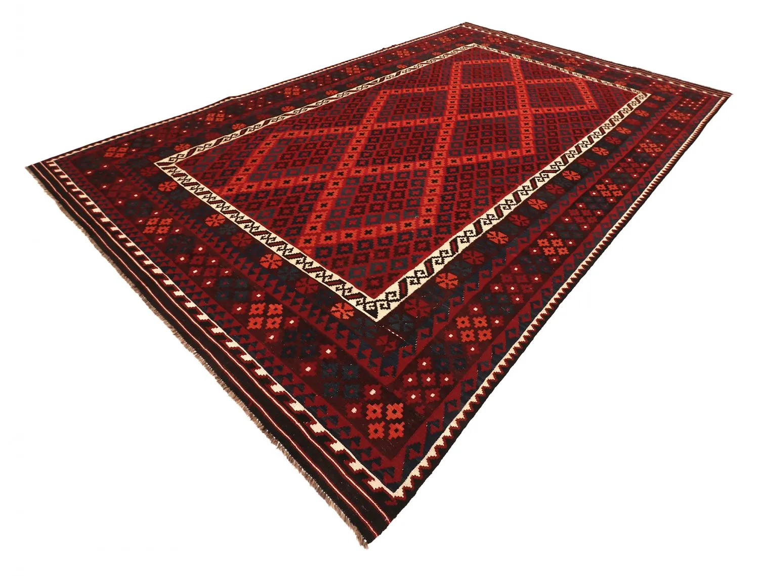 Alfombra kilim oriental 399 x 256 cm